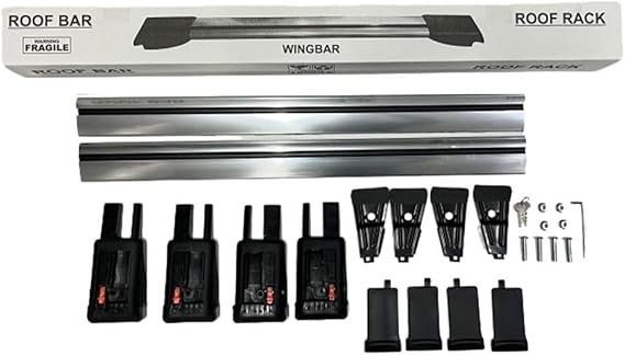 Aerodinamik Ve Kilitlenebilir Ara Atkı Uyumlu Nissan Stagea WC34 1996–2001 Gümüş Eloksal