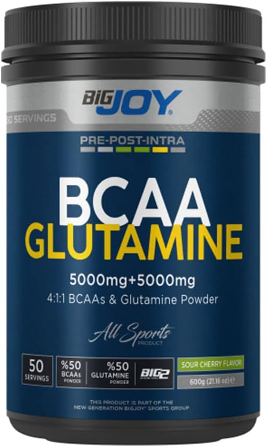 Bigjoy BcaaGlutamine Cherry, 600gr