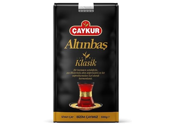 CAYKUR Altnbas Golden Tips, Premium Gourmet Black Tea, Loose Leaf, Strong Tea Buds, Rich Aroma 500g / 17.6 Oz
