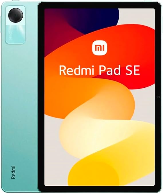 Xiaomi Redmi Pad Se (128GB + 4GB) WiFi 11" Octa Core 4 Speakers Dolby Atmos 8000mAh Bluetooth 5.3 8Mp (Mint Green)