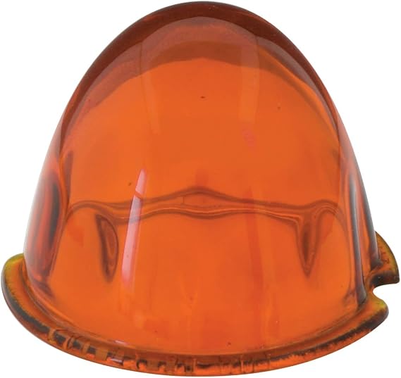 GG Grand General 92501 3.5 Inches Dark Amber Regular Glass Lens