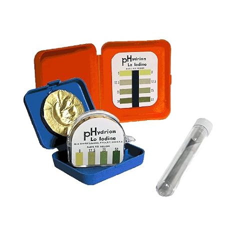 Micro Essential Lab IL-250 Hydrion Lo Iodine Kit for Titratable Iodine Determination