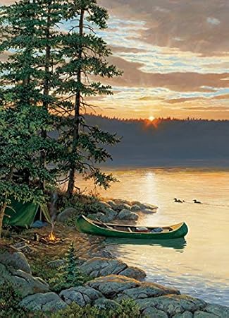 Cobblehill 57162 MO 1000 Canoe Lake Puzzle, Various