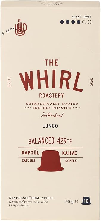 The WHIRL Espresso Lungo Balanced Kapsül 55 G