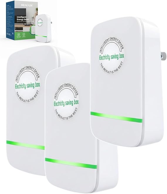 Smart Power Saver Plug, 2026 Electricity Saving Box Energy Saving Device with Voltage Stabilizer Surge Protector Overload Protection Compact Plug and Play for Home Office