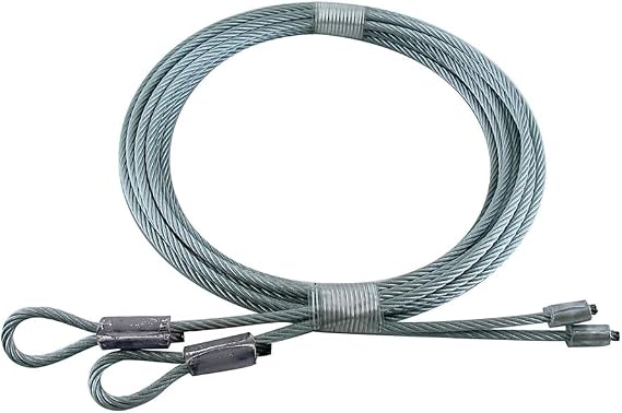 Fehr Garage Door Cables for Torsion Spring 14' Long Door(Cable Length186'') Clopay,Wayne Dalton,CHI