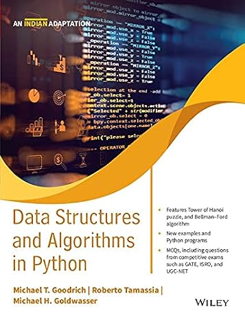 Data Structures and Algorithms in Python