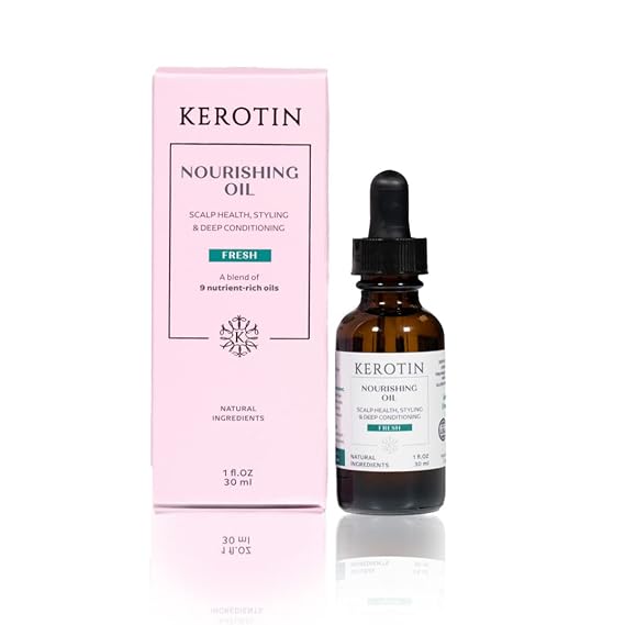 Nourishing Hair Oil -Nine natural organic oils blended with Argan Oil. Repairs Damage, Controls Frizz, Eliminates Split Ends & Smoothens Skin - Stimulates Healthy Hair Growth