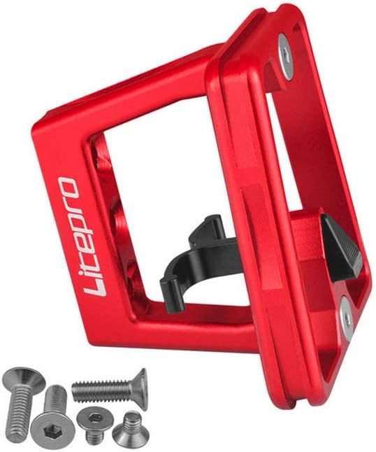 Front Carrier Block for Brompton Super Lightweight Aluminum RED version 2021