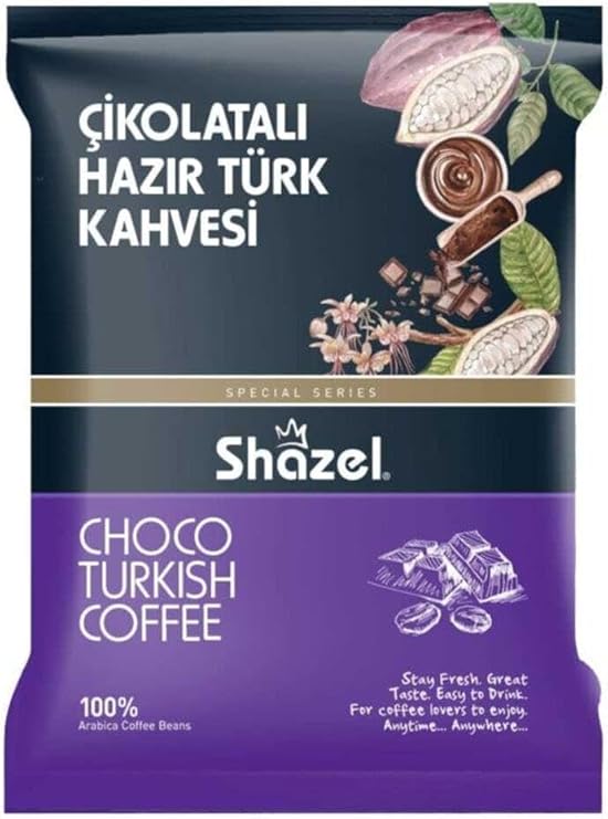 Shazel Chocolate Instant Turkish Coffee - 100 gr