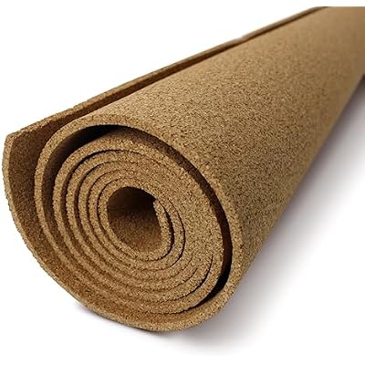 Flipside Products Cork Roll 4 x 8 x 6MM - DIY Bulletin Board, Wall Accent, Dart Board Backing - Environmentally Friendly, Self-Healing Cork