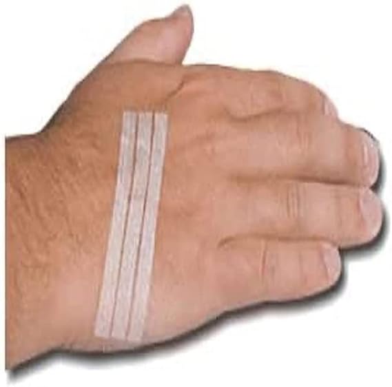 Steroplast Hypoallergenic Wound Closures/Sutures 3mm x 75mm 10 Pouches of 5 Strips