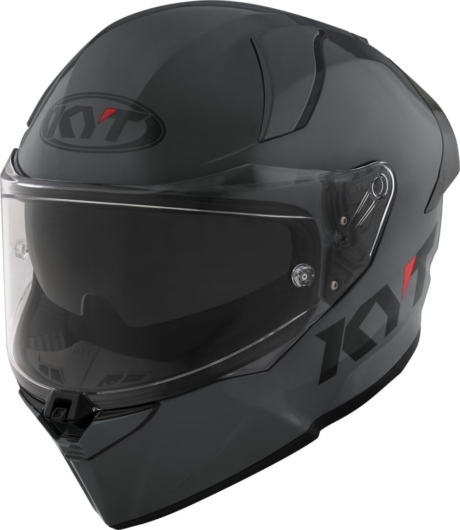 KYT R2R Plain Helmet, Grey, M (57/58)
