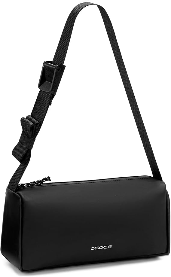 OSOCE Sling Bag for Men, Water-Resistant, Film Leather, Lightweight, Small