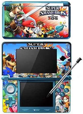New Super Smash Bros 4 SSB4 Game Skin Compatible with Nintendo 3DS Console