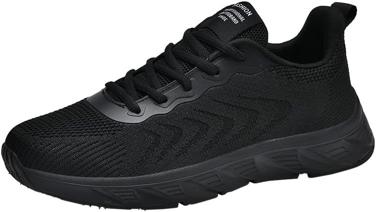 Men's Non Slip Walking Shoes Fashion Casual Sneakers Breathable Flying Mesh Running Shoes Tennis Shoes Lightweight Workout Sports Shoes