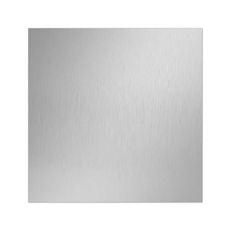 1.5mm Stainless Steel Sheet 4x4 Inch, 430 Magnetic Stainless Steel Plate, 16 Gauge Metal Sheet for Wall, DIY, Crafts, Jewelry, Electrical Repair (1 Pack)