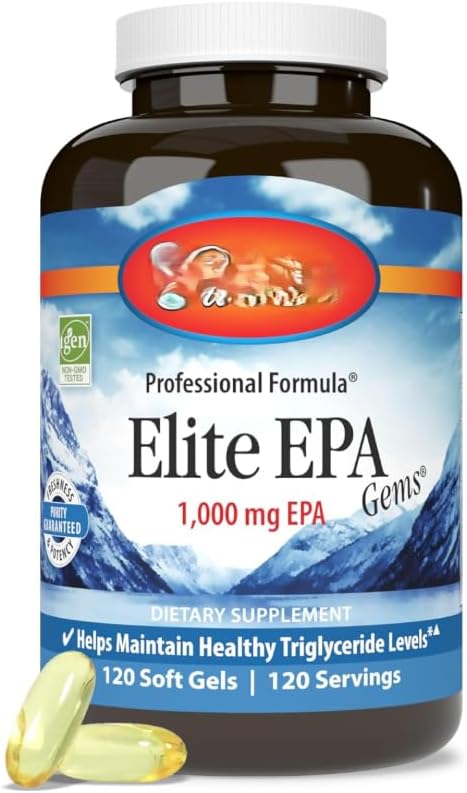 Wild Nowwegian Elite EPA 1000mg EPA Gems, 120 Softgels