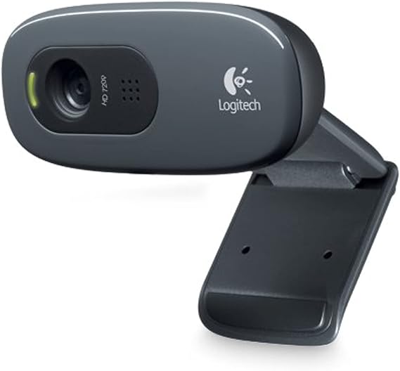 Logitech C270 Hd Webcam, 1280 Pixels X 720 Pixels, 1 Mpixel, Black
