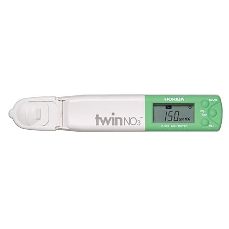 HORIBA LAQUAtwin NO3-11 Compact Nitrate Ion Meter for Water, Viscous Liquids, Solids, and Powder Samples