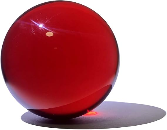 DSJUGGLING 2.55" - 65mm Clear Acrylic Contact Juggling Ball for Beginners & Transparent Practice Juggling Ball Great for Small Hands and Multiple Balls Contact Juggling