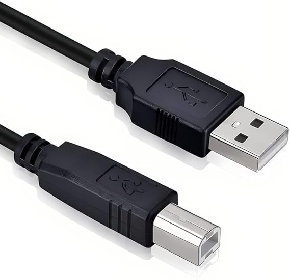 USB PC Cable Cord Lead for Native Instruments Traktor Kontrol X1 DJ Controller, Black