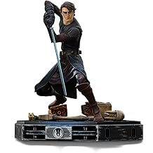 Iron Studios Collectible Statue Art Scale 1/10 Anakin Skywalker Star Wars: Clone Wars Polystone Resin Multicolor 7.5 inches