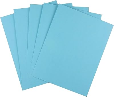 Staples Brights Colored Paper 8 12-Inch x 11-Inch Blue 500Ream, For Office, School & Home
