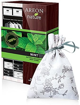 AREON NATURE I 100% Natural Product I Wardrobe Freshener I Toilet Freshener I Room Freshener I Car Air Freshener I Mint Scent