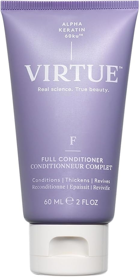 Virtue Full Conditioner, Volumising, for Fine Hair, Sulphate-free, 60 ml