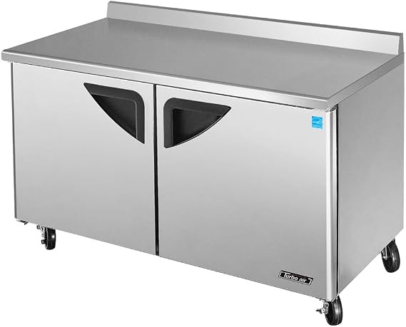 Turbo Air TWF-60SD 2 Door Worktop Freezer - 60"