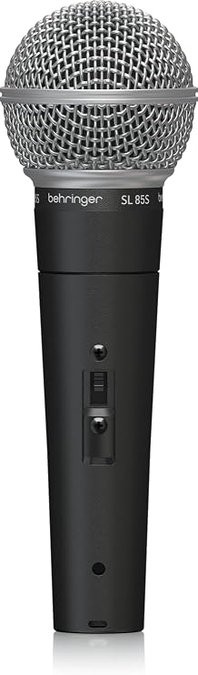 Belinger SL 85S Dynamic Microphone with Carrying Case with ON/OFF Switch, Cardioid Characteristics