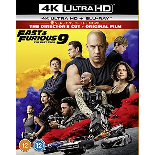 Fast & Furious 9 [4K Ultra HD] [2021] [Blu-ray] [Region Free] [4K UHD]