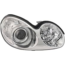 Marketplace Auto Parts Right Passenger Side Headlight Assembly - Compatible with 2002-2005 Hyundai Sonata