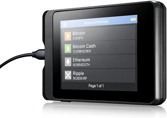 SecuX W10 Crypto-Asset Hardware Wallet - The Ideal Solution for Safely Storing Your Bitcoin, Ethereum, Ripple, Litecoin, Bitcoin Cash and More