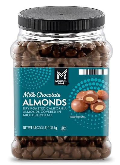 Member Marks Milk Chocolate Almonds, 48 oz.