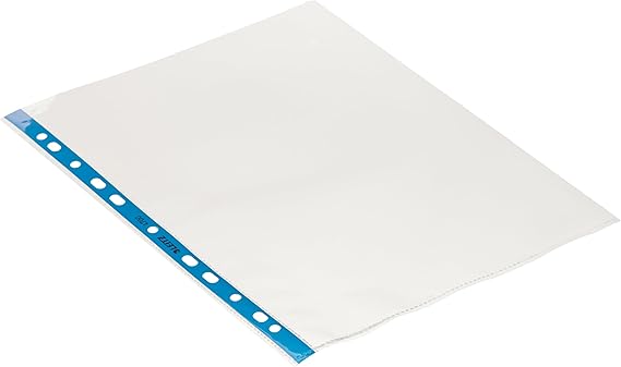 Leitz 47001035 Poşet Dosya Kristal, 100 adet, Şeffaf