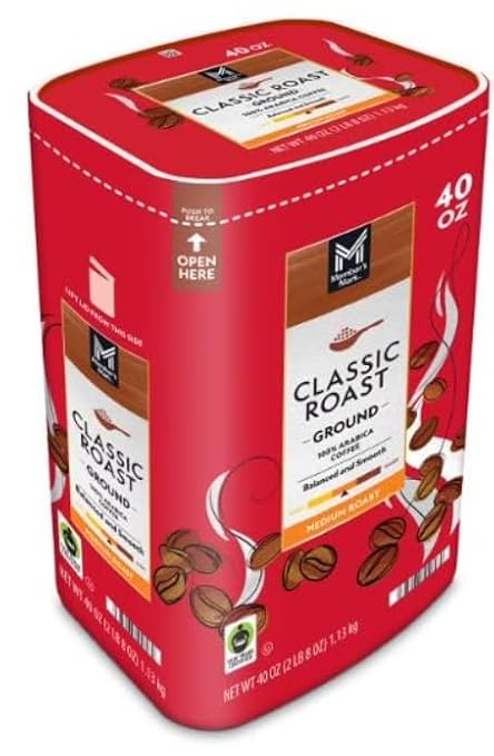 Classic Medium Roast Ground Coffee, 40 oz.