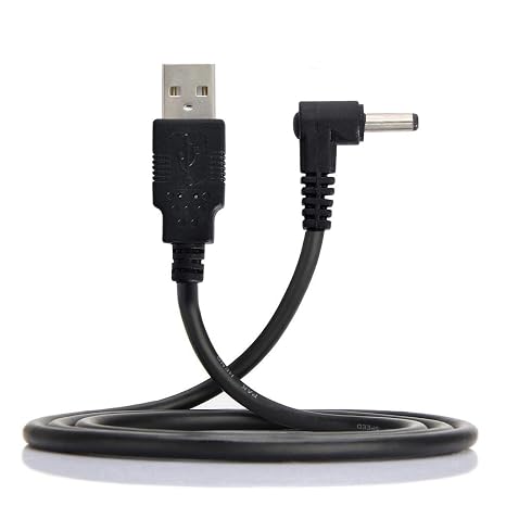 CY USB 2.0 A Type Male to Right Angled 3.5 x 1.35mm DC 5V Power Plug Barrel Connector 90 Degree Charge Cable
