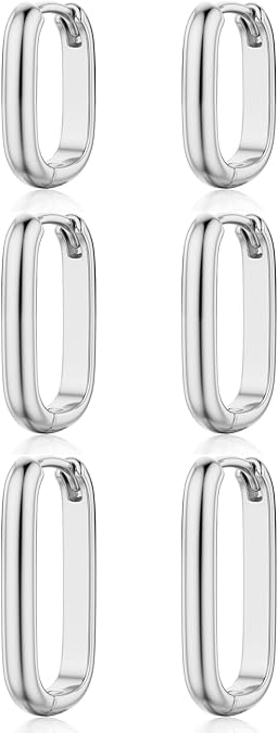 Gold Hoop Earrings Set for Women 3 Pairs Small and Lightweight Gold Jewelry for Girls and Hypoallergenic Huggie Hoop for Women and Men