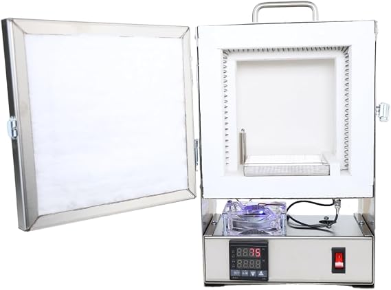 TableTop USA Hi-Temp 2200 Degree Electric Burnout Oven Kiln Vent Hole PROGRAMMABLE Controller Furnace Jewelry Making Dental Casting Wax 3D Resin PLA Burnout Made in the U.S.A.