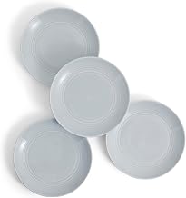 Royal Doulton Exclusively for Gordon Ramsay Maze Light Grey Salad Plate, Set of 4, 8.7