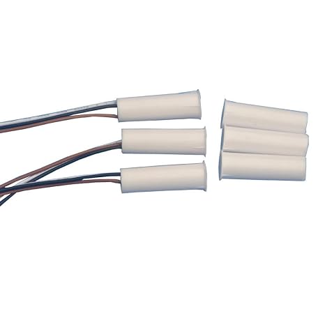 3 Sets of Magnetic Door Window Contact Reed Switch NC & NO Embedded Gap Sensor