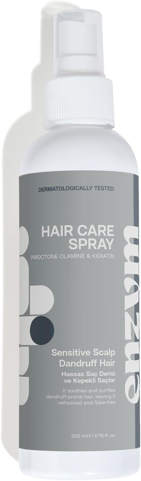 Enzym Cosmetics Hassas Saç Derisi Ve Kepekli Saçlara Özel Kepek Önleyici Sprey 200 ml