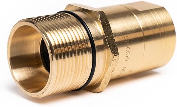 Stucchi Quick Couplers (Wing Nut style): 3000 PSI, 1 NPT Male Thread, 1 Wing Style Male, 237329
