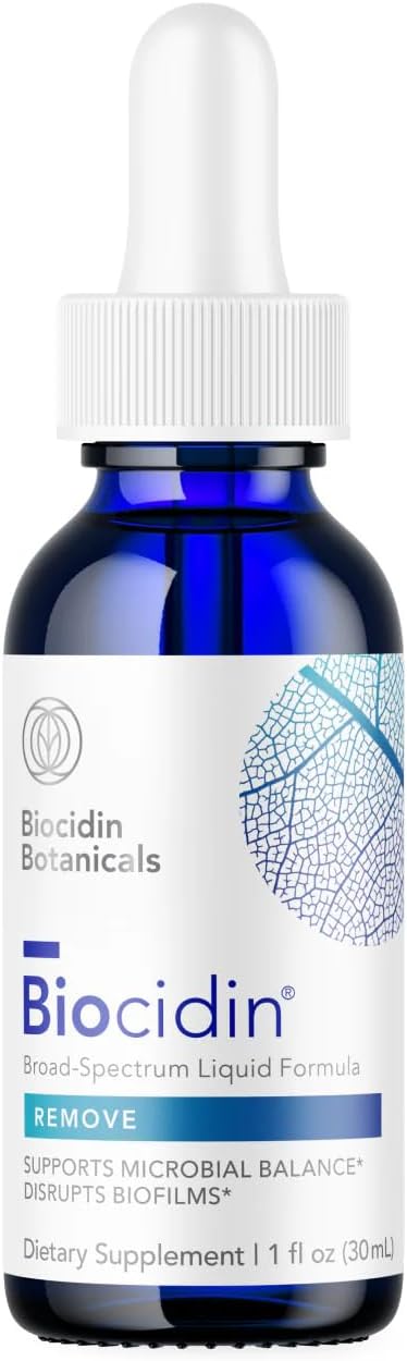 Biocidin Broad-Spectrum Liquid Formula Drops for Microbiome Balance, 1 Oz