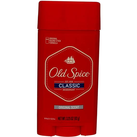 Classic Original Scent Deodorant by Old Spice for Men - 3.25 oz Deodorant Stick