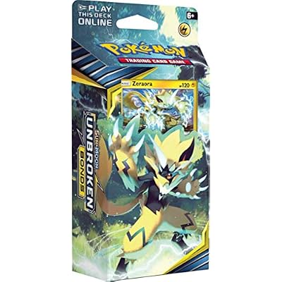 Pokemon TCG: Sun & Moon 10 Unbroken Bonds Theme Deck - Zeraora