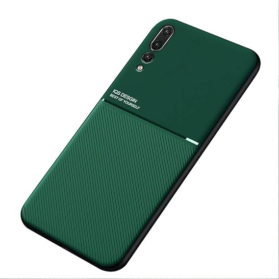 Kepuch Mowen Case Cover Bumper Built-in Metal Plate for Huawei P20 Pro - Green