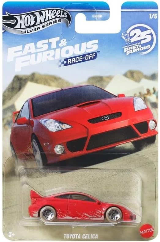 Hot Wheels Fast & Furious 25 YIL RACE-OFF TOYOTA CELICA JKX15 - HNR88